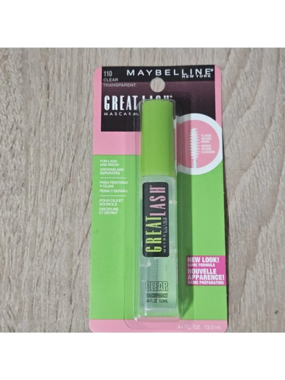 2 Maybelline Great Lash Clear # 110 Mascara For Lashes And Brows